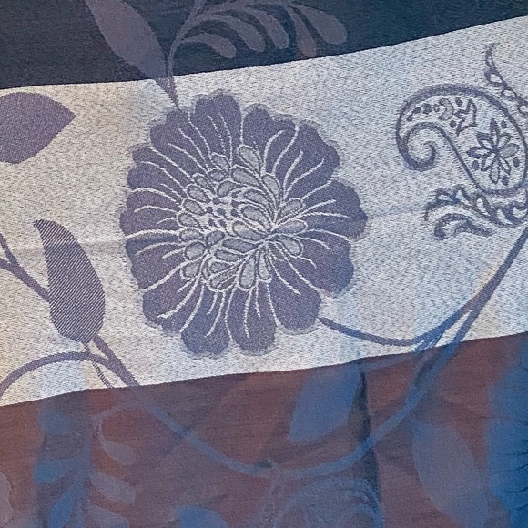 🌟HP🌟NWOT 100% Cashmere Brown & Gray Wrap Made in Jerusalem - Picture 4 of 7